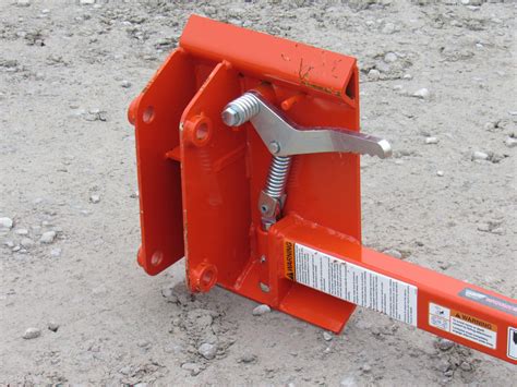 Weight 150 Pounds. . Tractor pinon loader to skid steer quick attach adapter